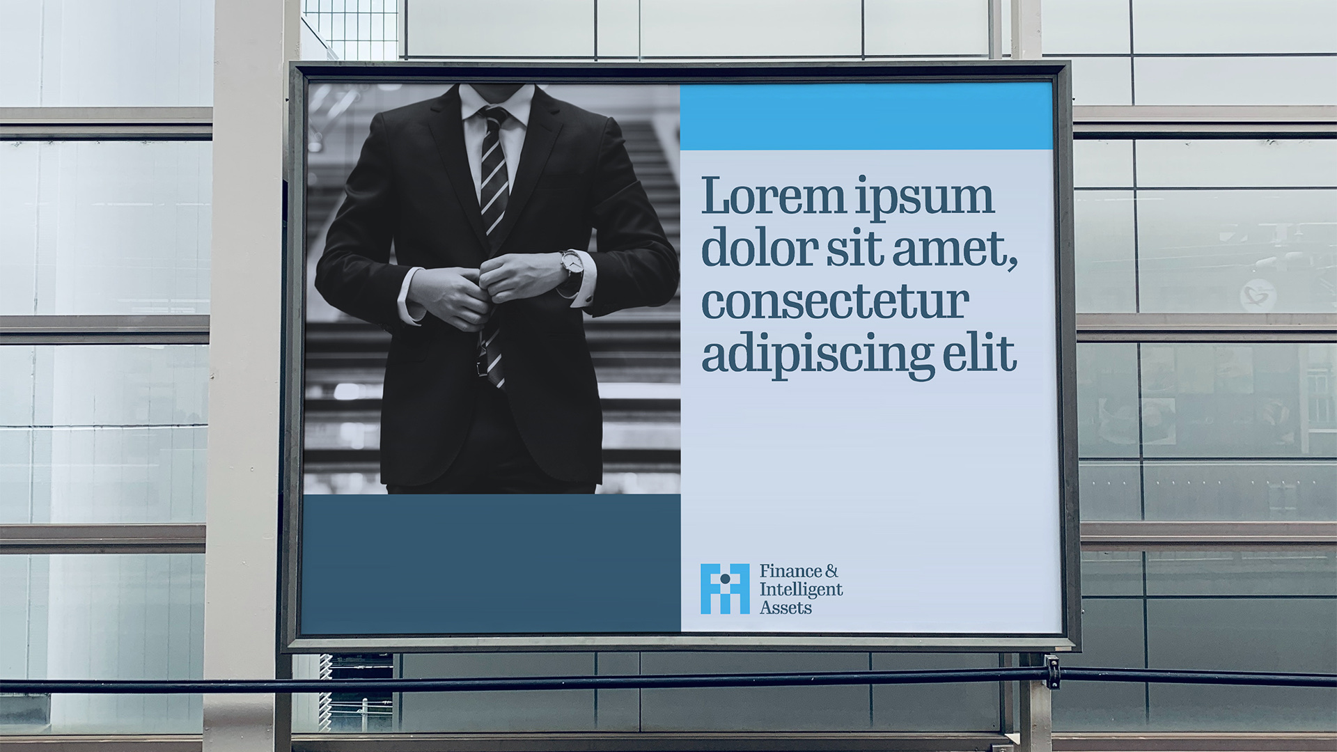 Painel publicitário com anúncio da FIA